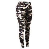 Women Camouflage Pants High Waist Sports