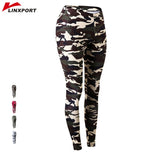 Women Camouflage Pants High Waist Sports