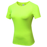 Fitness Women's Quick Drying Shirts Elastic Yoga Sports