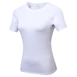 Fitness Women's Quick Drying Shirts Elastic Yoga Sports