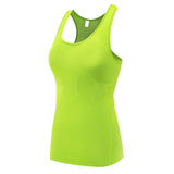 Women Professional Gym Shirts Sleeveless Yoga