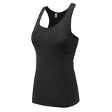 Women Professional Gym Shirts Sleeveless Yoga