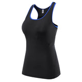 Women Professional Gym Shirts Sleeveless Yoga
