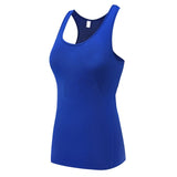 Women Professional Gym Shirts Sleeveless Yoga
