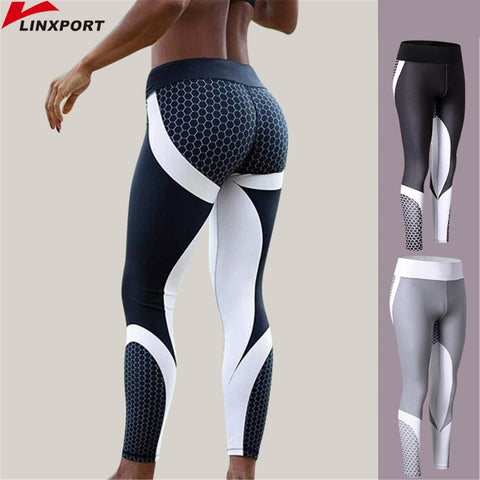 Women Sexy Yoga Pants Printed Dry Fit Sport Tight